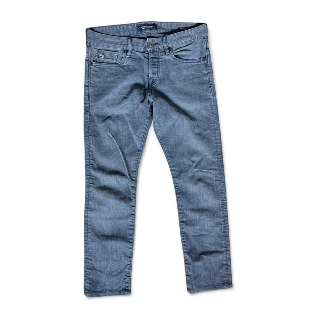 Scotch & Soda Ralston Jeans Mens 28x30 Gray Slim Straight Premium Denim